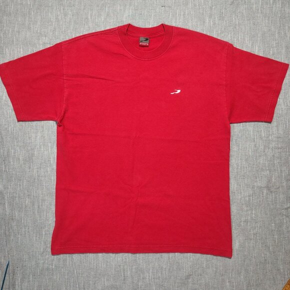 VINTAGE Pro Spirit T-Shirt Mens Red White Embroidered Logo Size Large - Picture 1 of 11